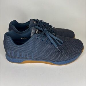 NOBULL Outwork SuperFabric Training Shoes - Mens Size 47 US 12.5 Blue/Gum